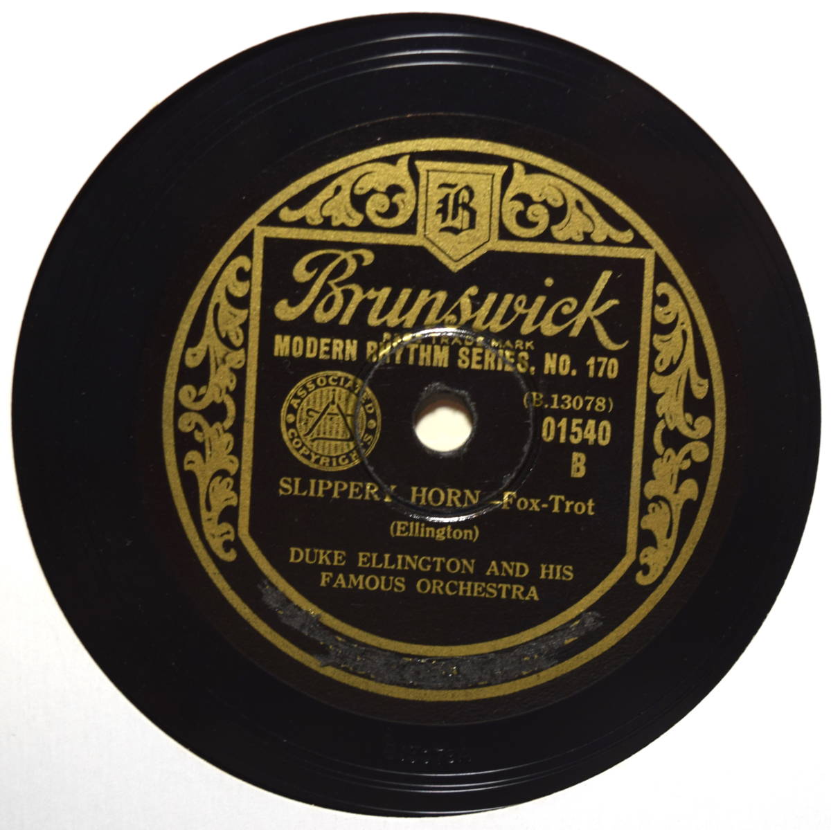 DUKE ELLINGTON (Brunswick 01540) MODERN RHYTHM SERIES NO.169,170 SP record 78rpm JAZZ{ Britain record }