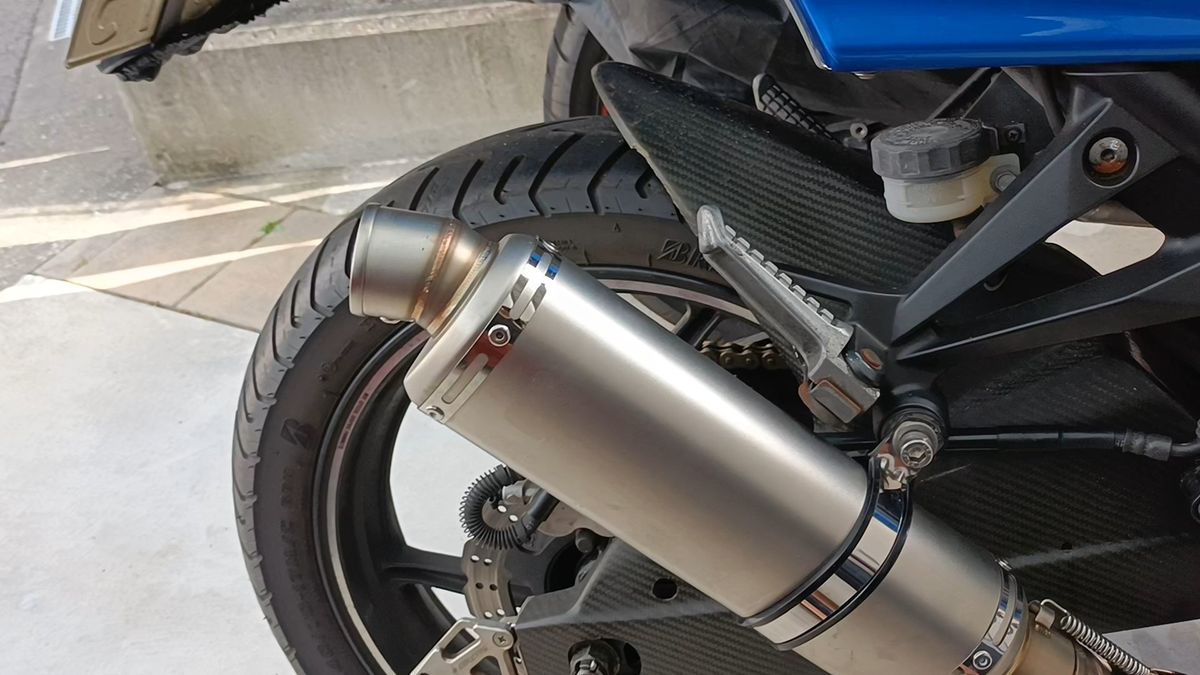 440mm 汎用 スリップオンマフラー 50.8mm接続 ninja250r等