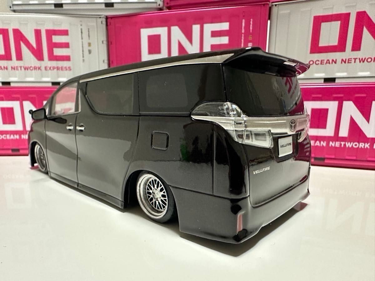 非売品 30系 ヴェルファイア BBS改 黒 1/30 カラーサンプル ミニカー 限定値下 非売品 30系 ヴェルファイア 1/30 BBS ホイール改 黒