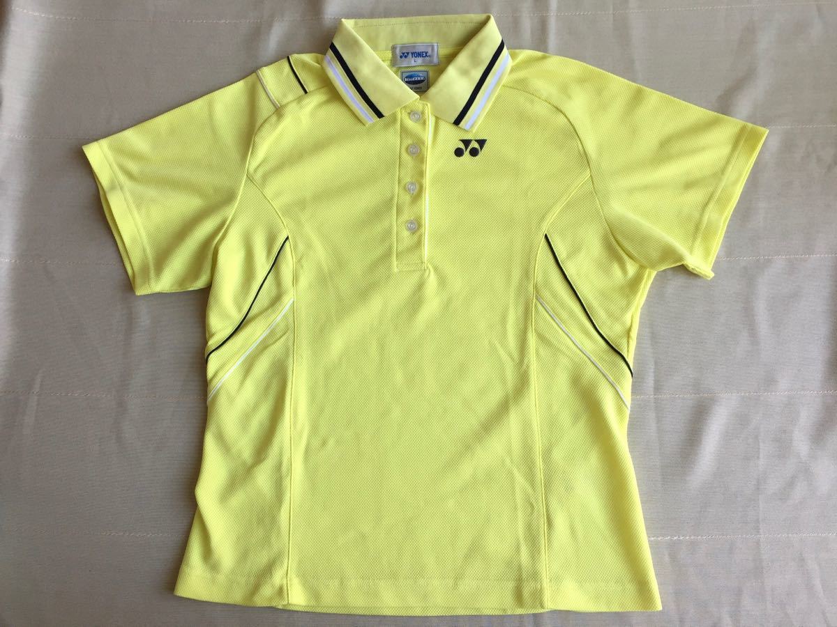 *YONEX * Yonex * yellow color. game shirt * lady's *L size * new goods *