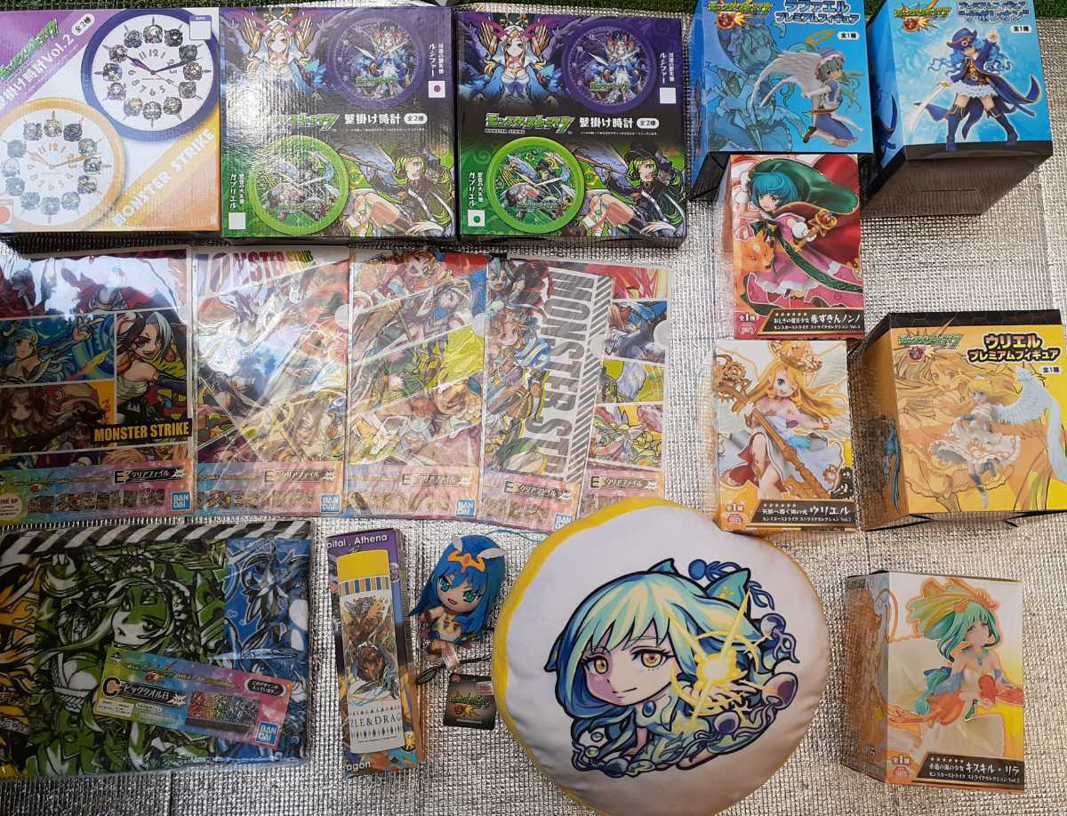 Paypayフリマ モンスト モンスターストライク ウリエル ラファエル フィギュア クッション マスコット 時計 クリアファイル タオル 等まとめ13種セット Paypayフリマ モンスト モンスターストライク ウリエル ラファエル フィギュア クッション マスコット 時計 クリアファイル タオル 等まとめ13種セット