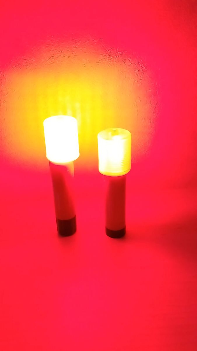 LED発炎筒(発煙筒)【LED非常信号灯】(車検対応品)2種類 2本セット