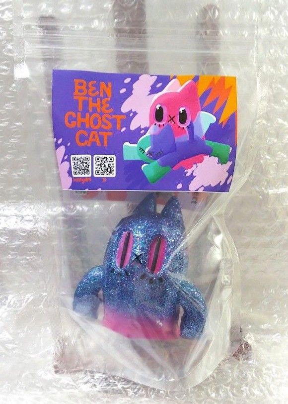 One up 24th BEN THE GHOST CAT MAO ソフビ MAO BEN THE GHOST CAT BEN THE SPOOKY CAT ソフビ インディーズ