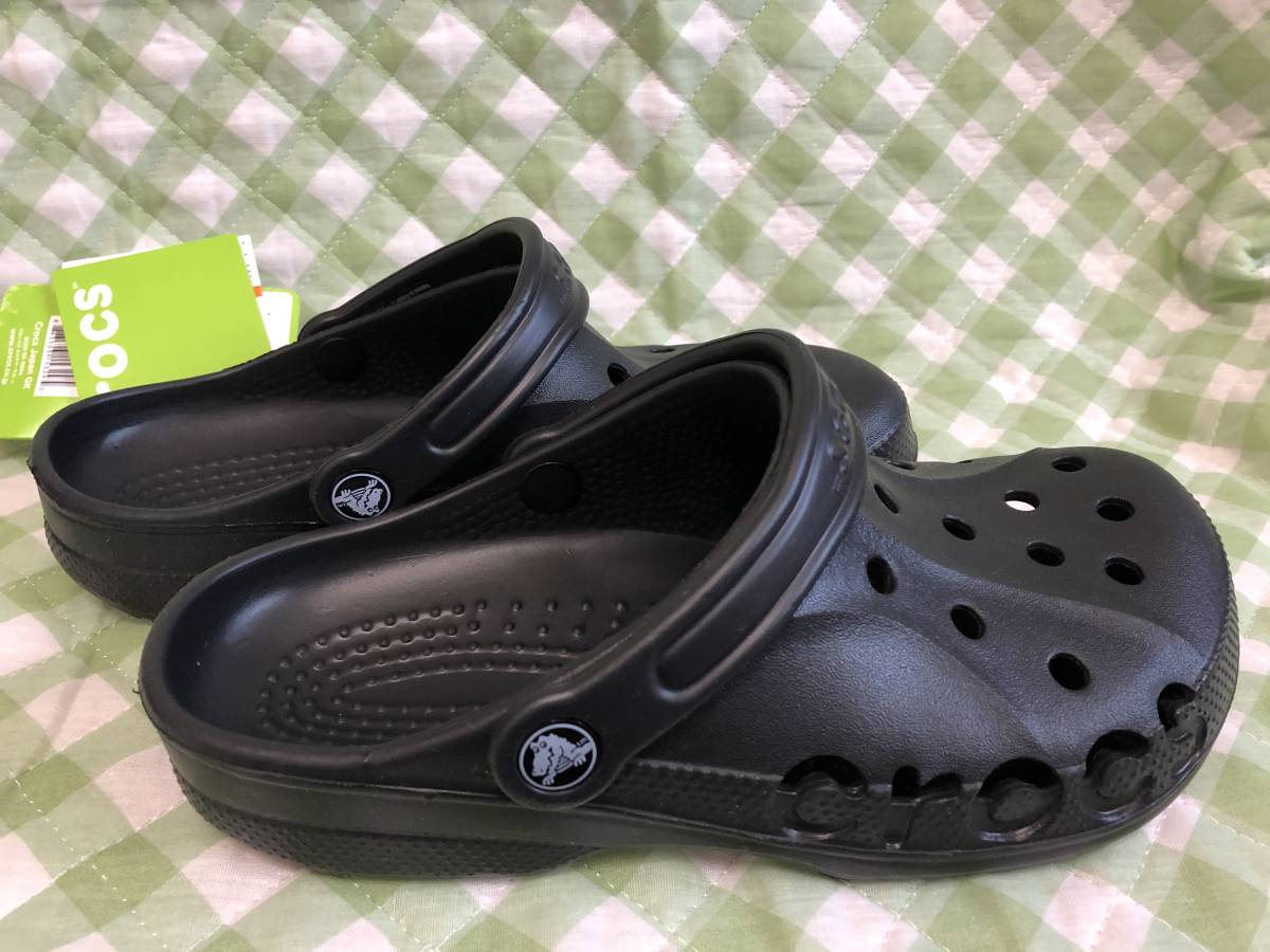 大幅値下げ期間限定価格売切新品未使用タグ付CROCS bayaクロックスバヤ黒色24cm！マニア必見！ラスト1足です！早い者勝ち！_画像2