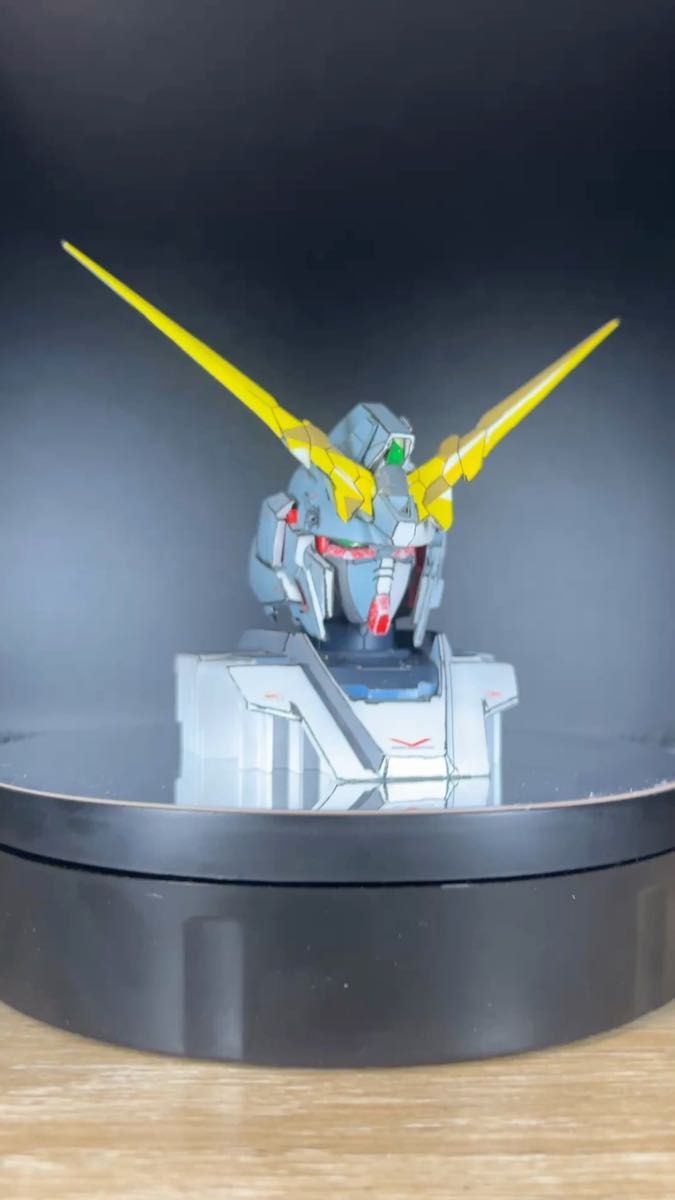 【まとめ買い値引有】【塗装済完成品】ガンダムヘッドディスプレイ ユニコーン