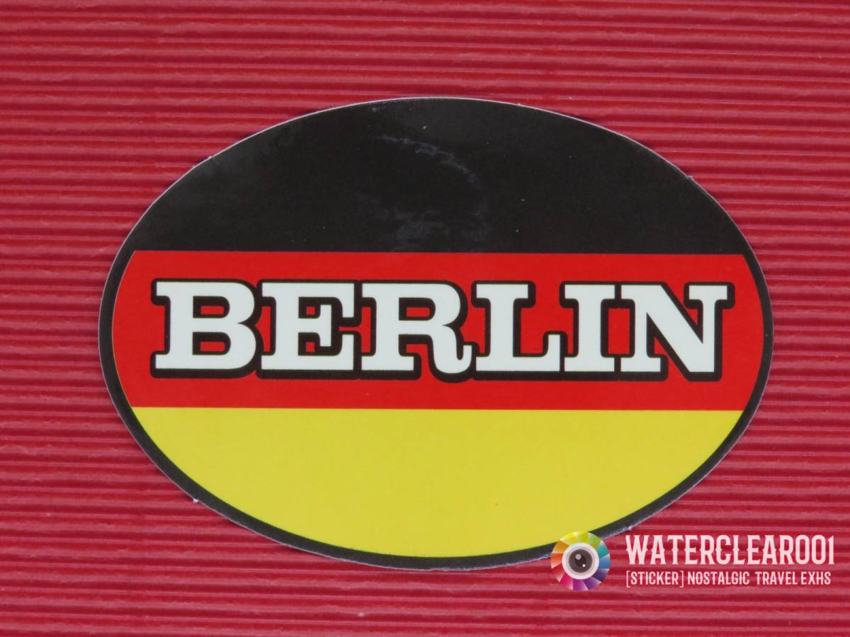 〇●37081-ExHS●〇[STICKER＊TRAVEL] WORLD-TRAVELER※BERLIN_画像1