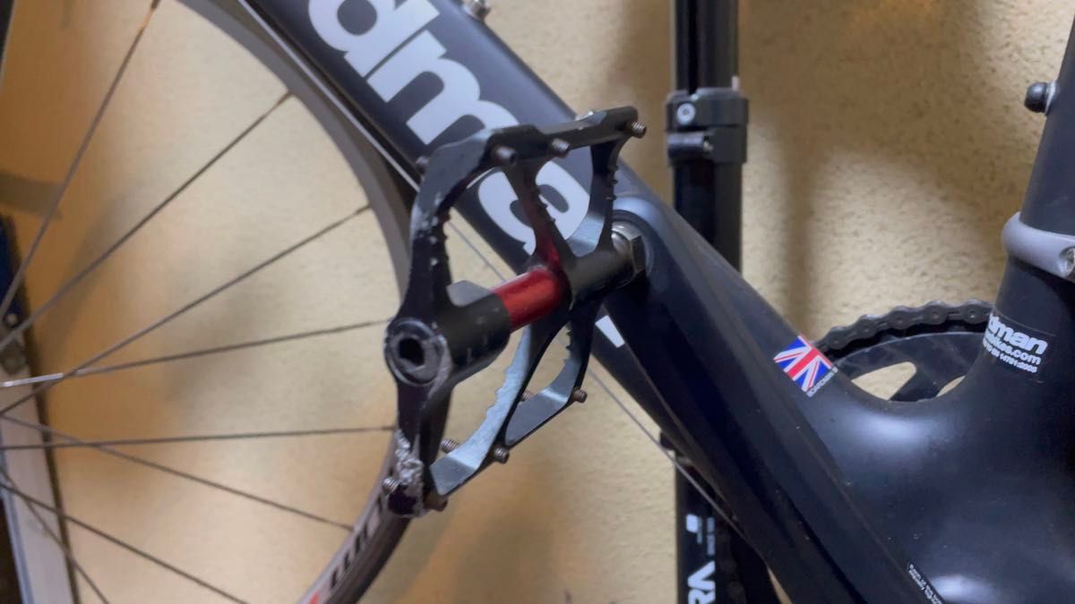 PROMEND クロモリシャフト Cr-Mo 3シールドベアリング フラットペダル PD-M86