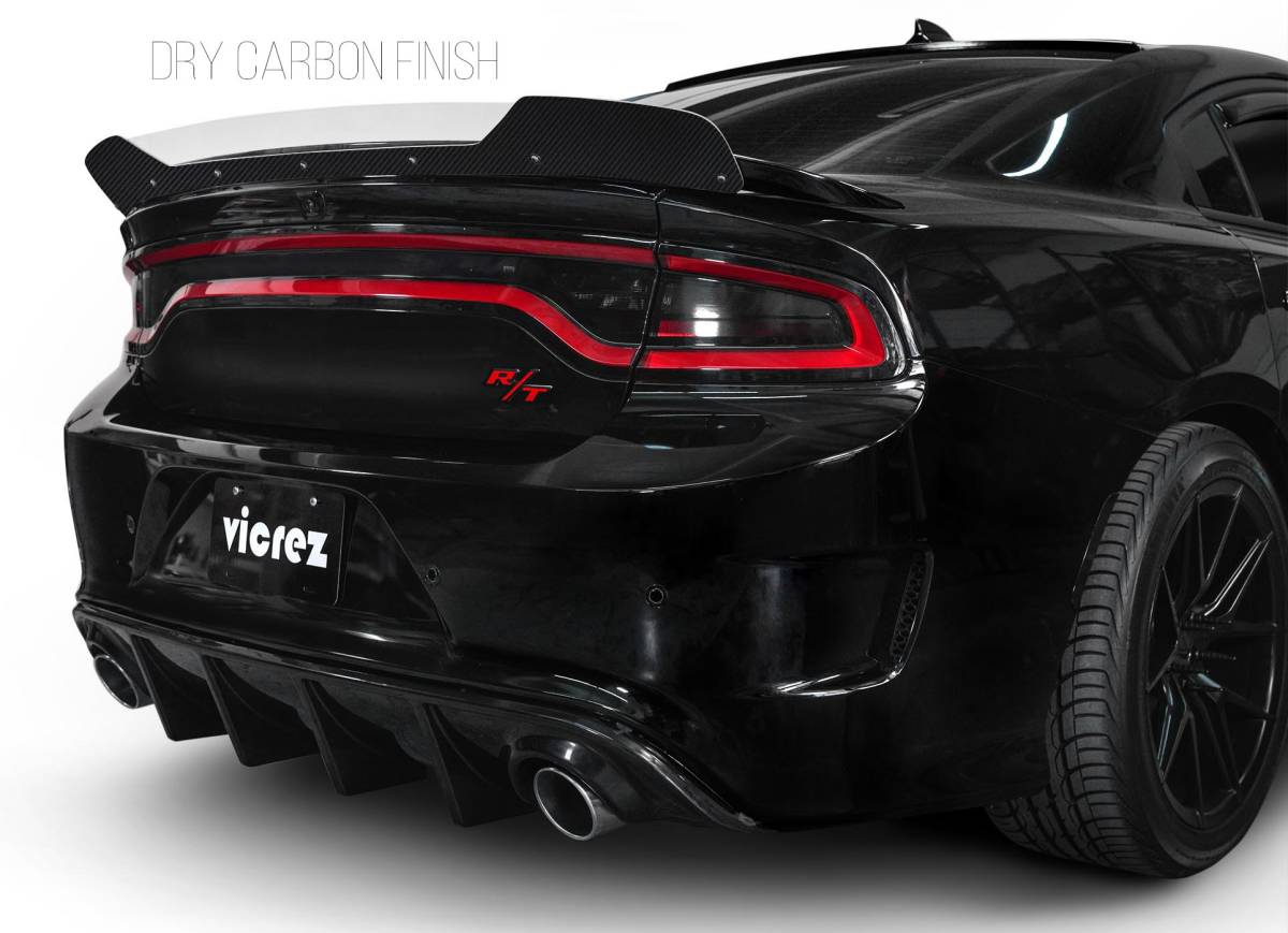 在庫あり 即納 Vicrez Wicker Bill Add-on V3R Style vz101084 Dodge Charger 2015-2020