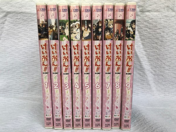 世界有名な K-ON!! 2期】DVD「けいおん!!」 アニメ 【TV 全9巻セット