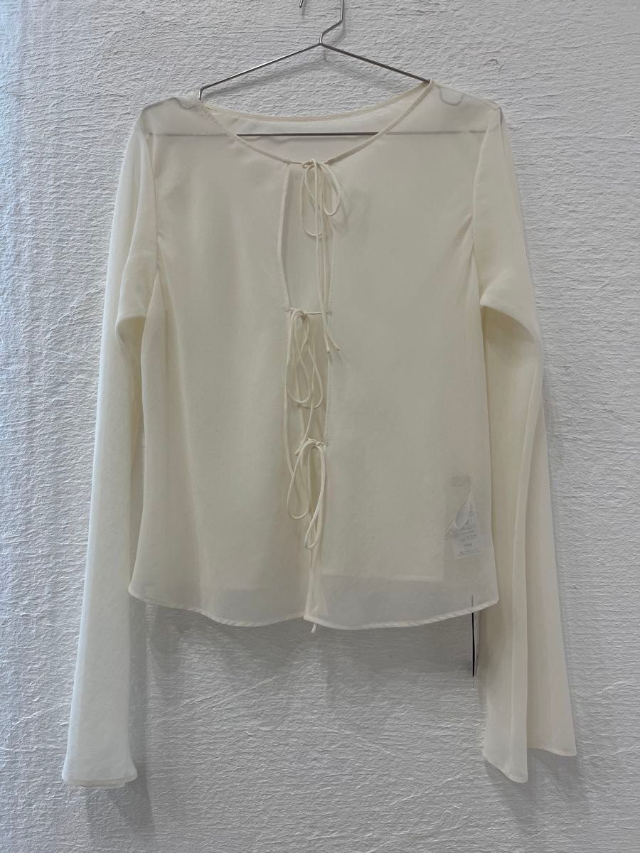 SHEER STRING ブラウス PLAGE ナチュラル Plage SHEER STRING ブラウス 新品|Yahoo!フリマ(旧PayPayフリマ)