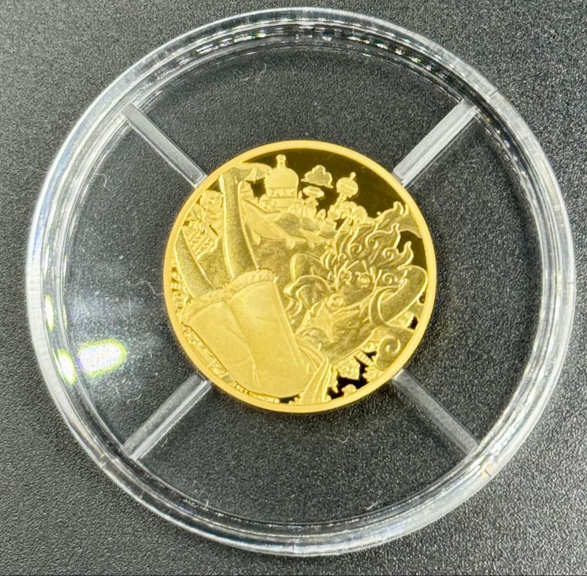 2025 フランスワンピース 50ユーロ プルーフ 1/4オンス 金貨 ルフィ③ 2025 フランス パリ造幣局 ワンピース 50ユーロ プルーフ 1/4