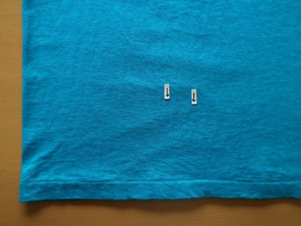 未使用 ! 80s USA製 ビンテージ Hanes ハワイ HAWAII Tシャツ コットン 100% デッドストック を洗濯済 / アロハ シャツ オールド サーフ_前面右下に薄いシミ