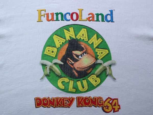 海外 プロモ T ! 90s ゲーム ドンキーコング 64 FuncoLand Donkey Kong