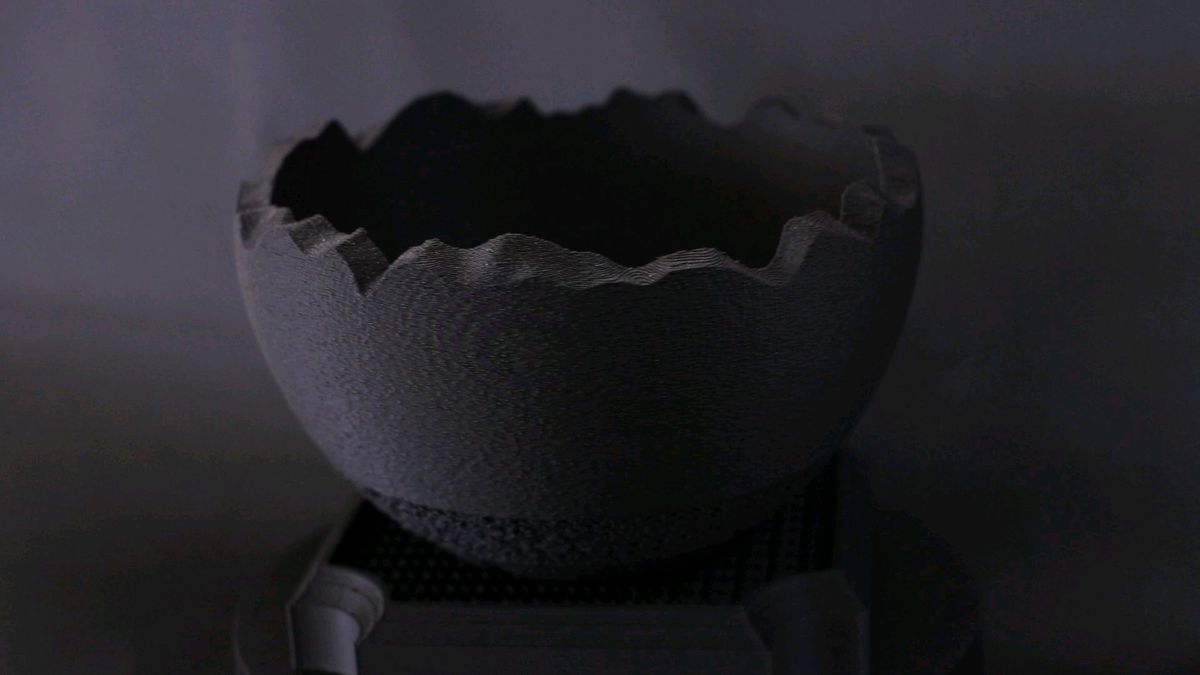 Adv-024S(100x60) 植木鉢 浅鉢 おしゃれ 多肉 観葉 塊根 プラ鉢 3d鉢 Adv鉢 作家鉢 グラキリス アガベ