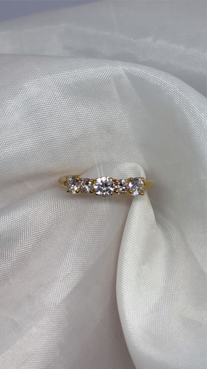 絶対の自信!!最高級☆K18ダイヤモンドリング、18金ダイヤリング0.8ct,エタニティーリング