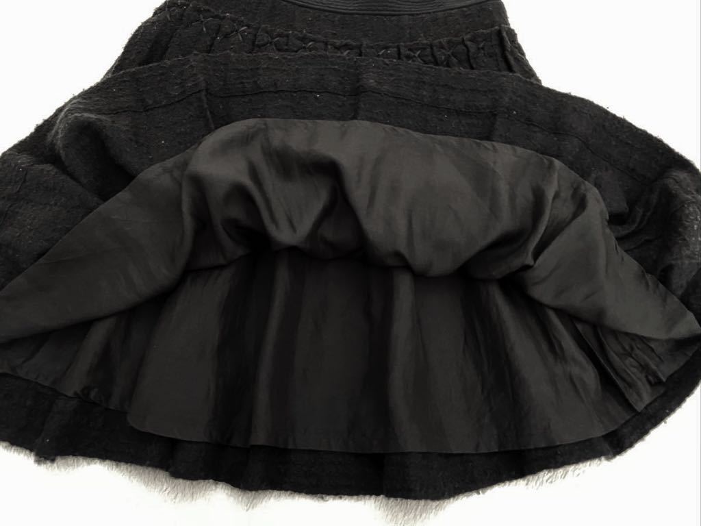 VICTOR&ROLF Италия производства mo волосы . юбка в складку size38 черный Victor & Rolf чёрный 