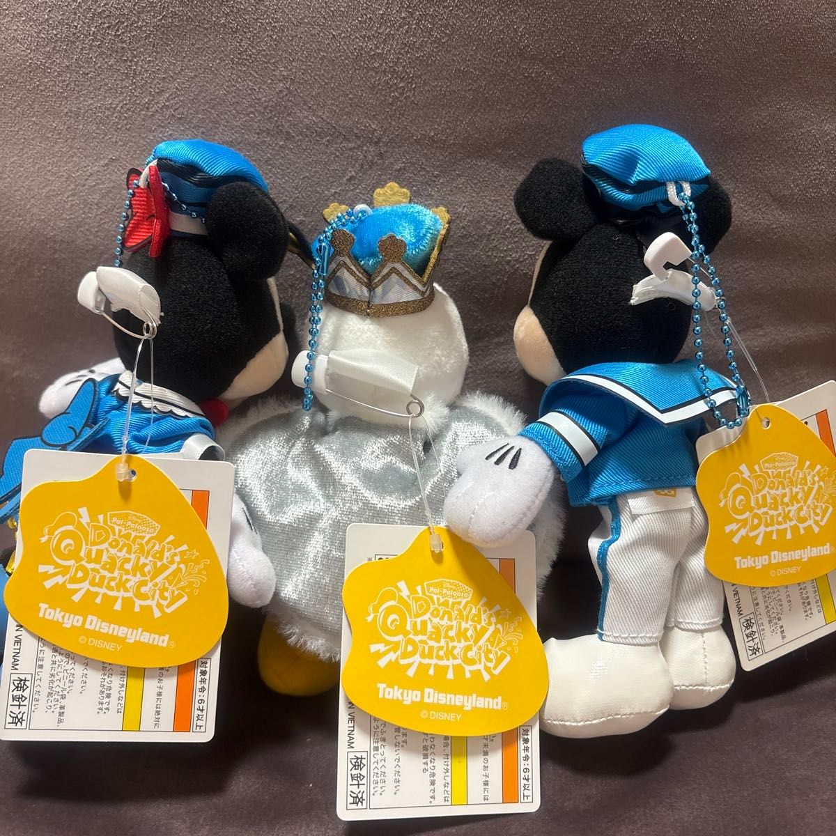ドナルド パルパルーザ ミッキー ミニー ぬいぐるみバッチ ぬいば ヌイバ ディズニー パルパルーザ クワッキーダックシティ ドナパル