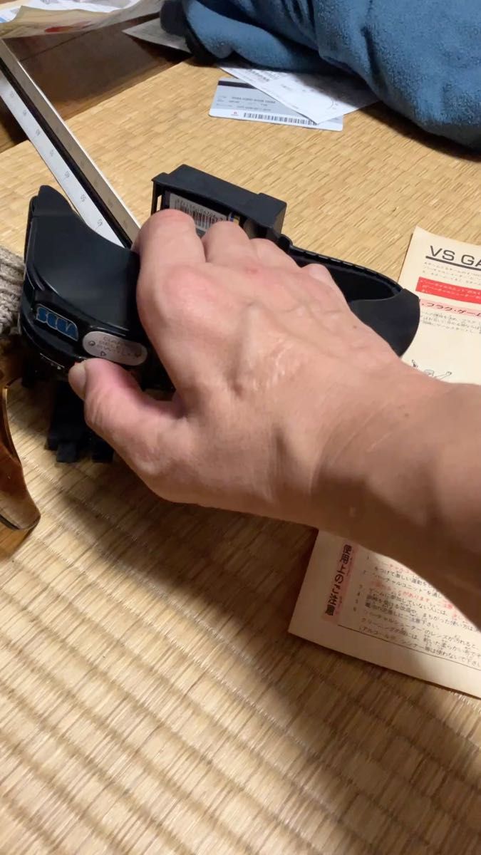 SEGA バーチャルシューティング 2つで対戦する玩具の1つだけ 動作はしますがライフが減りませんでした シール剥がれあり