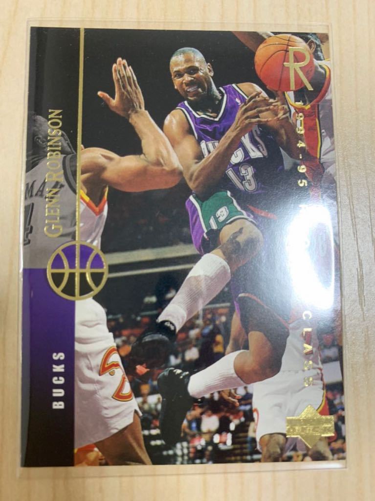 NBA Trading Card Glenn Robinson Rookie Card Upper Deck 94-95 グレンロビンソン ビッグドッグ Bucks 90年代 画像転載禁止_画像3