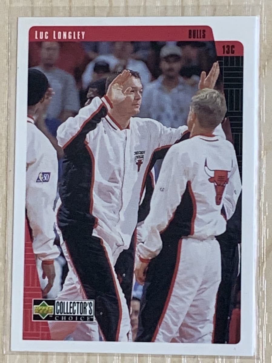 NBA Trading Card Upper Deck Luc Longley 4枚セット ルークロングリー 94-95 Chicago Bulls The Last Dance シカゴブルズ90年代_画像5