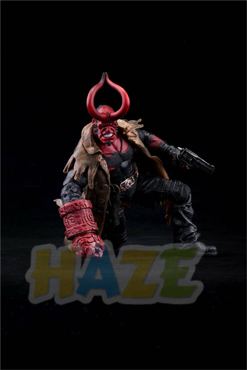 海外　限定 送料込み ヘルボーイ　Movie Hellboy 18cm PVC Action Figure Moveble Statue Model Toy In Box 　フィギュア