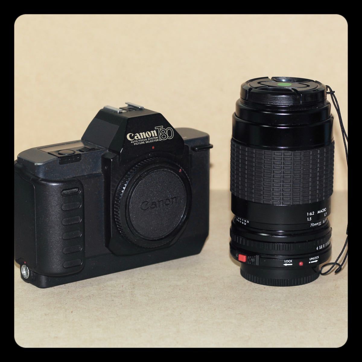 完動品 Canon T80 SIGMA70-210mmレンズセット