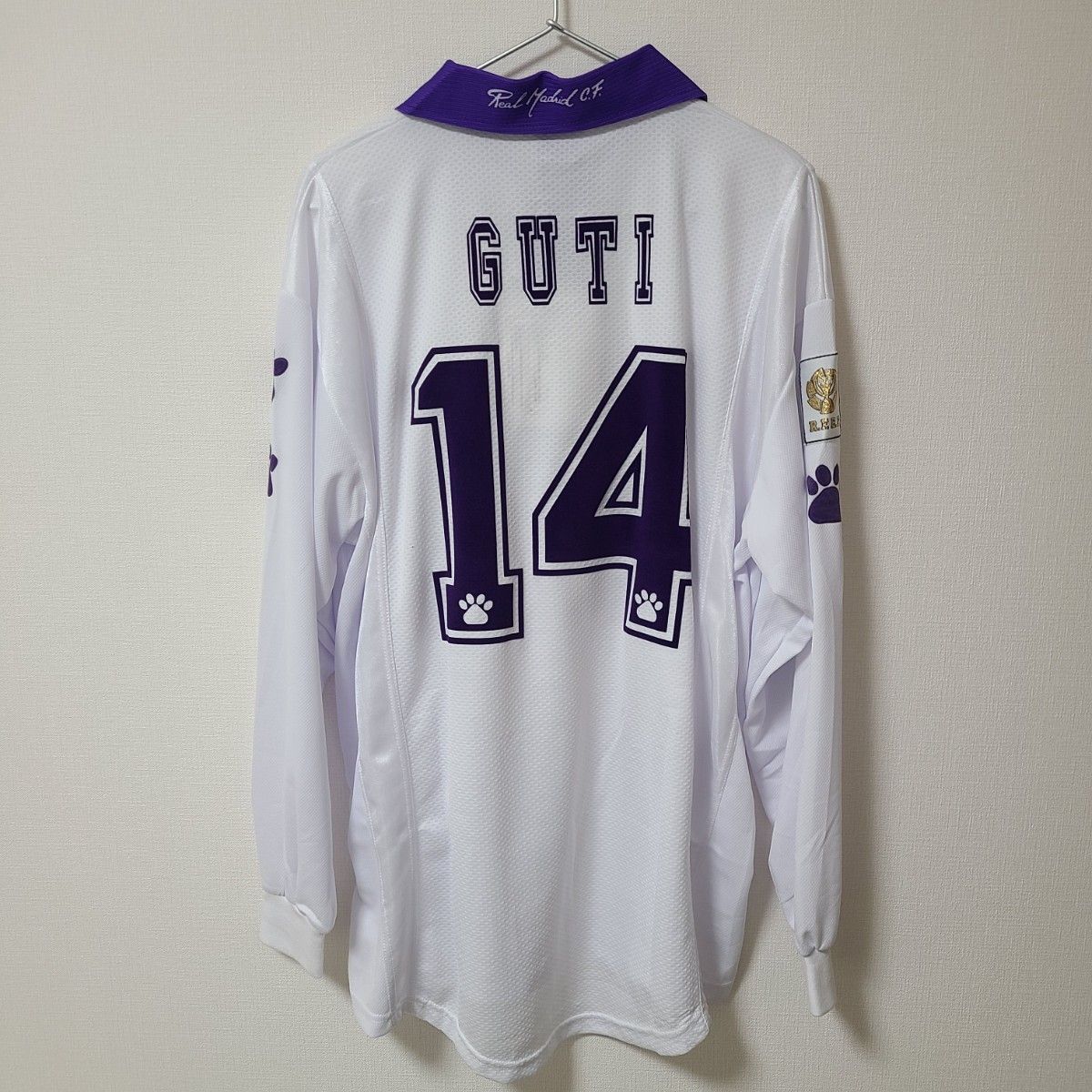 Retro long sleeve 12-13 Real Madrid Home Jersey レアル