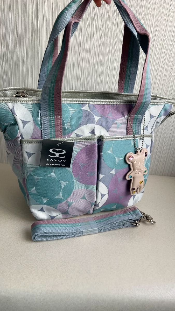 未使用 SAVOY サボイ 2wayトートバッグ ショルダーバッグ