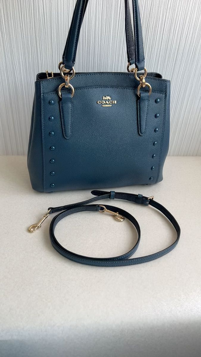 COACH コーチ 2wayトートバッグ ショルダーバッグ レザーバッグ