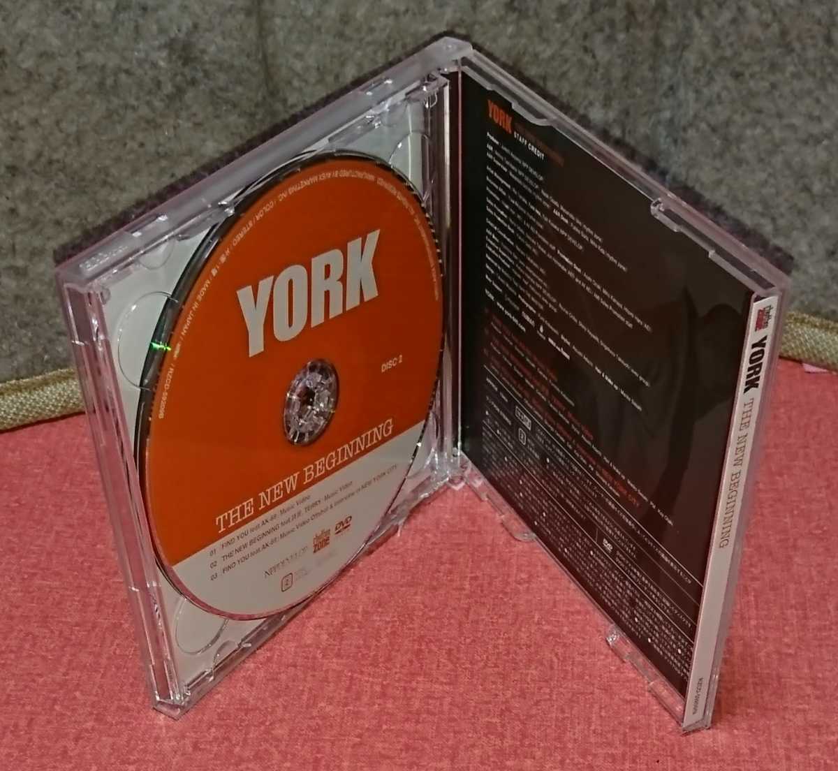 送料無料！YORK(ヨーク)/THE NEW BEGINNING/CD+DVD/詩音/AK-69_画像3