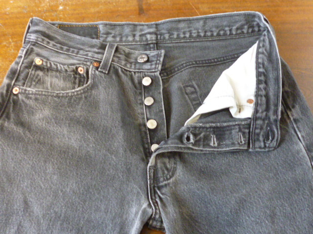 80s 90s Levis 501 MADE IN USA 黒　ブラック　グレー　W31 L32 リーバイス　　９_画像7