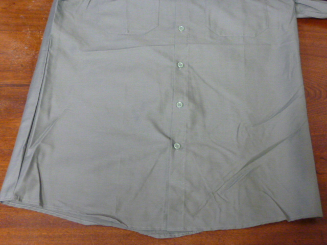 USA古着　ワークシャツ　半袖シャツ　M 90s デッドストック　kroger 緑　グリーン　　３_画像8