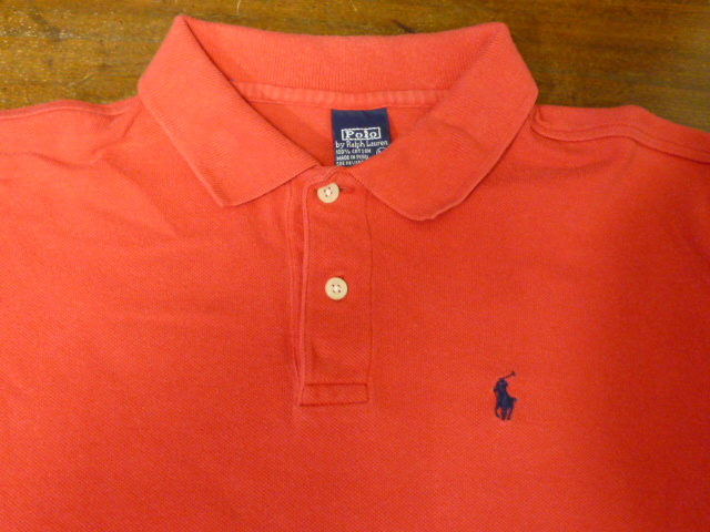 USA古着　Polo RalphLauren ポロシャツ　M 赤　レッド　ラルフローレン　ポロ　半袖　90s_画像6