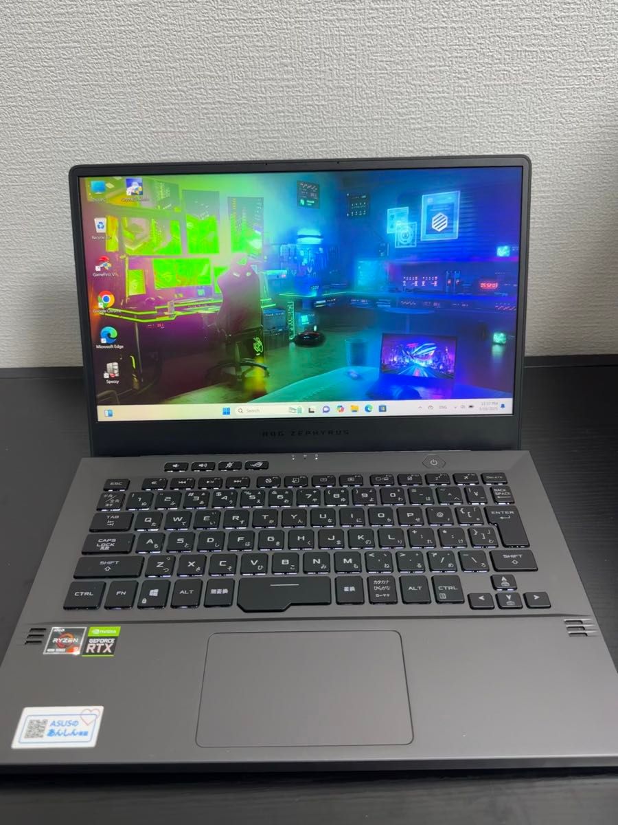ASUS ゲーミングノートpc ROG Zephyrus G14 GA401IV