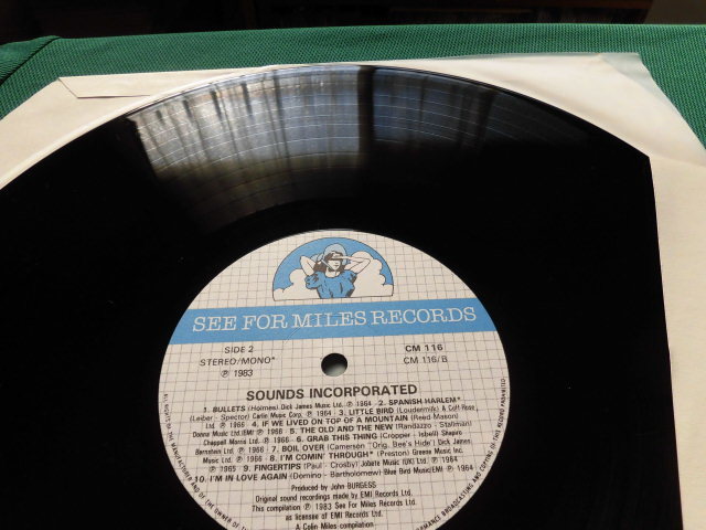 Sounds Incorporated/Same 60'sブリティッシュ・ブラス・インスト・バンド、61～66年音源コンピレーション・アルバム、希少UK盤良品_画像4