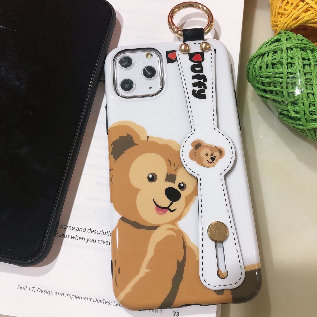 Paypayフリマ 即日発送 可愛らしいダッフィーiphone 11promaxケース スタンド機能 Paypayフリマ 即日発送 可愛らしいダッフィーiphone 11promaxケース スタンド機能