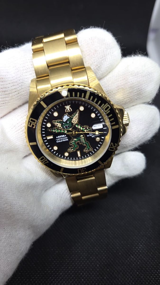 激レア品 OVER THE STRiPES グレムリン 腕時計 自動巻き 稼働品