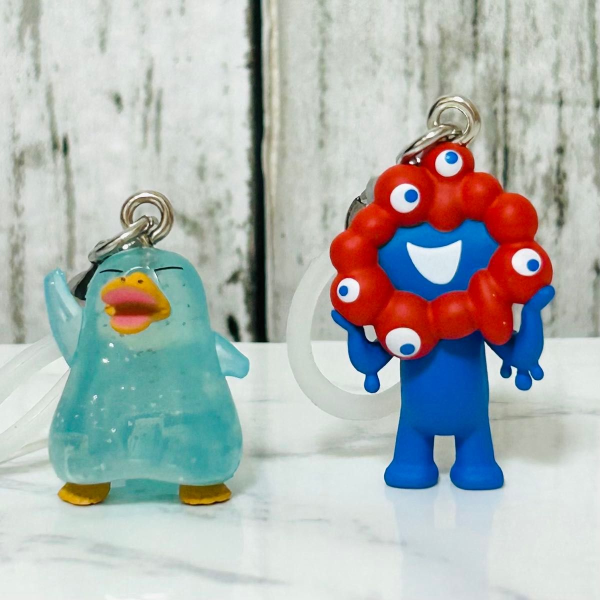 ミャクミャク イコちゃん めじるしアクセサリー キーホルダ 全6種 限定 めじるしアクセサリー】ミャクミャク&イコちゃん JR 限定 ガチャ