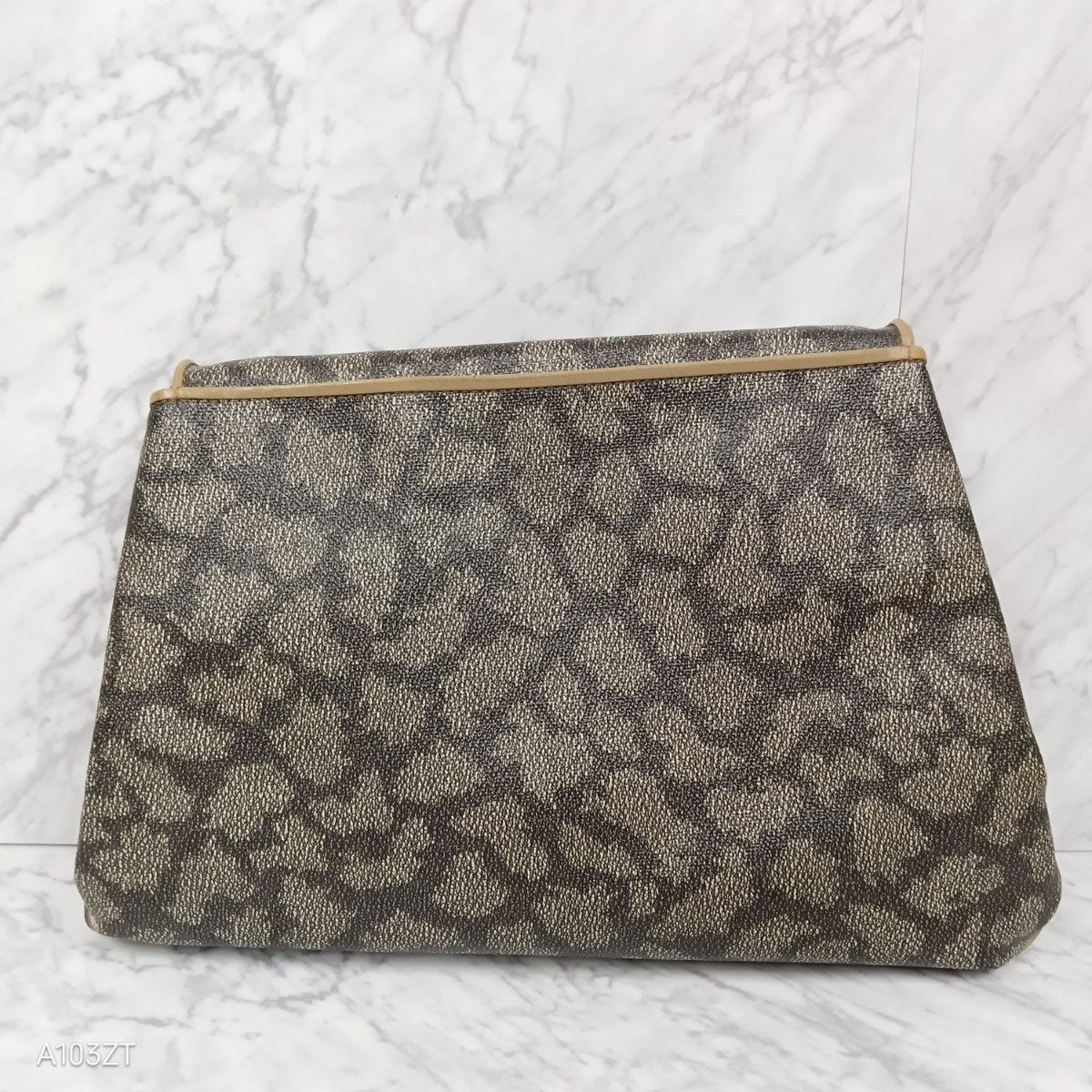 サン・ローラン ジラフレザー クラッチバッグ YSL イヴ サンローラン 2WAY ショルダーバッグ クラッチバッグ