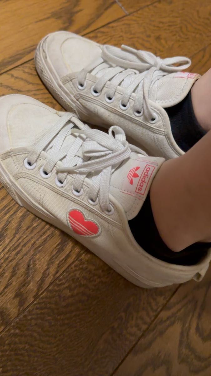 【adidas】 スタンスミス スニーカー ハート 23.5㎝【アディダス】