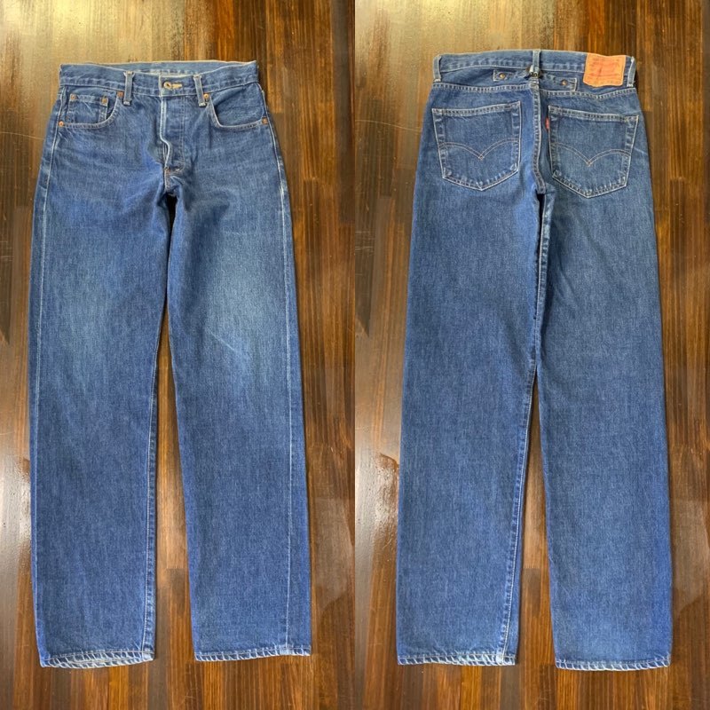 メンズ パンツ ヴィンテージ 復刻 ♪ Levi's 701 XX リーバイス デニム 赤耳 セルビッジ バックシンチ FB495LP/ W31 レターパック発送可_画像2