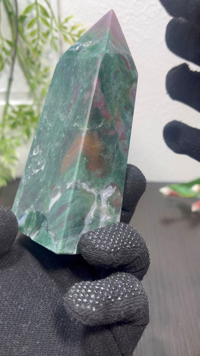 オーシャンジャスパー 天然石 ポイント 標本 鉱物