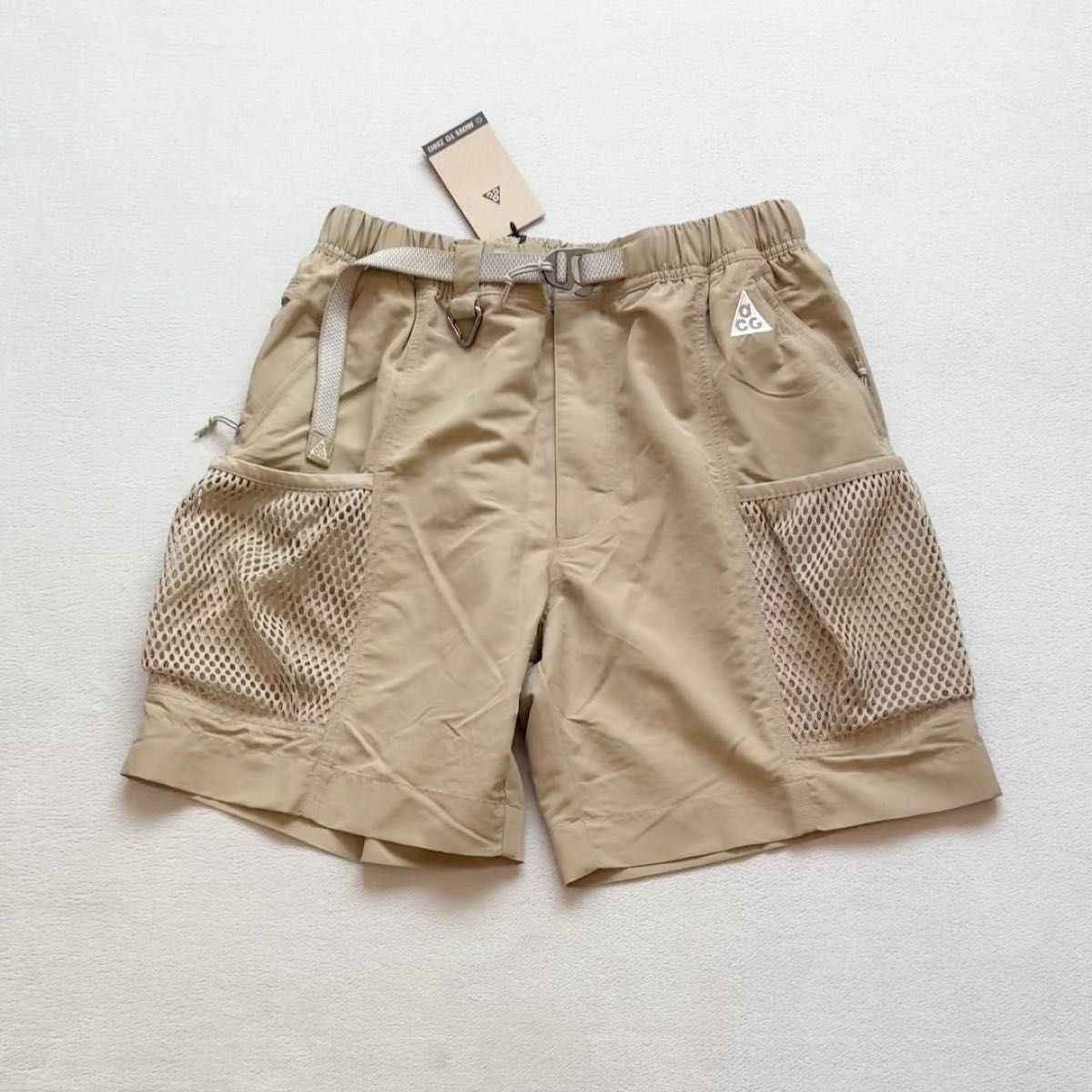 NIKE ACG SNOWGRASS CARGO SHORT ナイキ acg カーゴ ショートパンツ スノーグラス 新品M カーキ