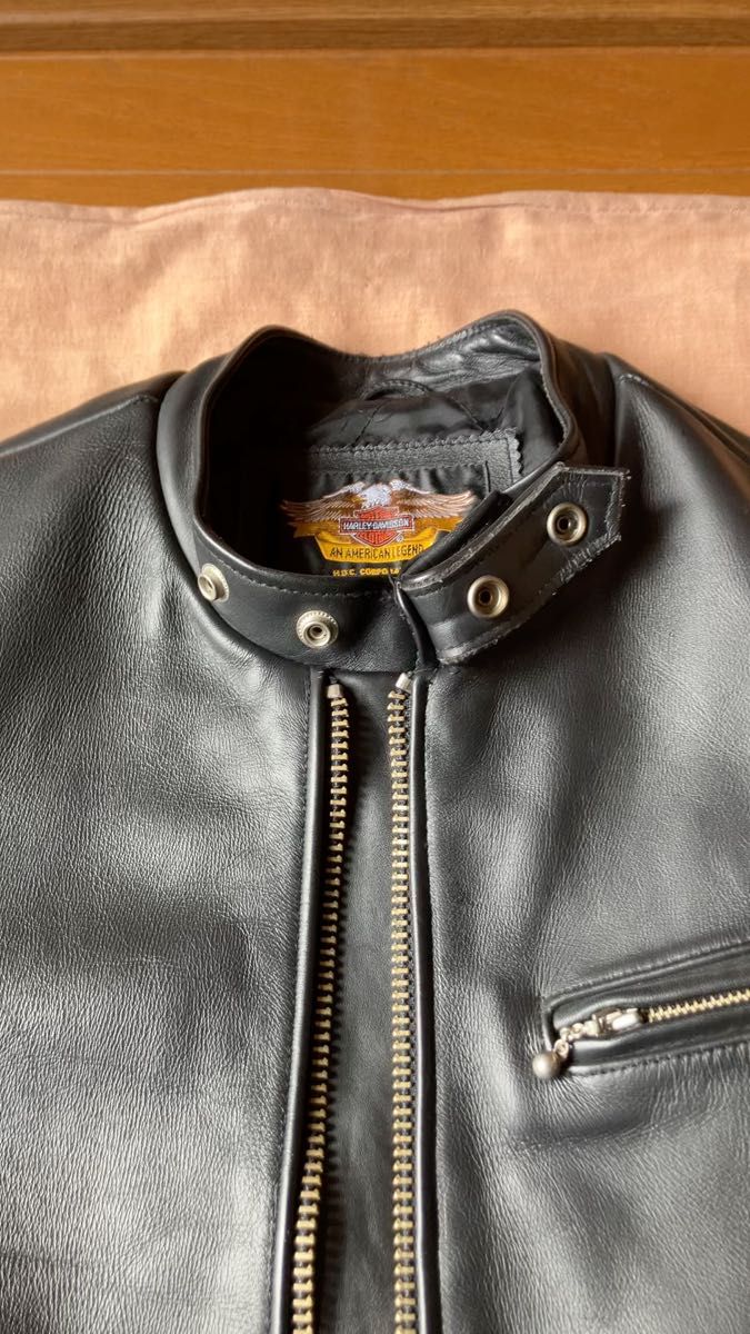 Harley-Davidson ライダースジャケット 革ジャン M ブラック