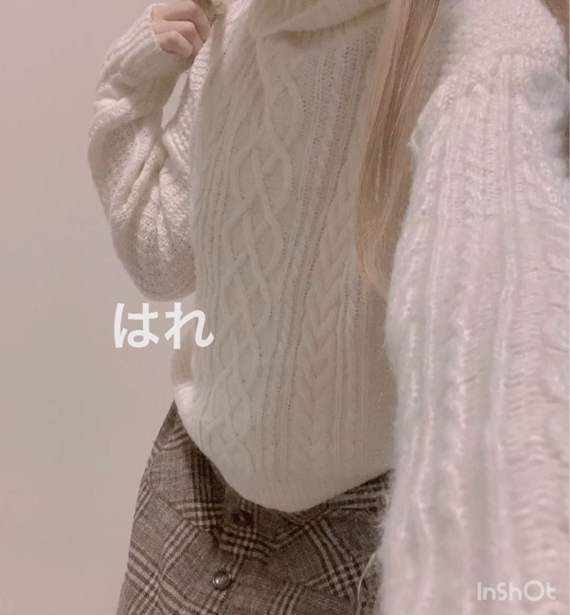 INGNI ホワイト ニット