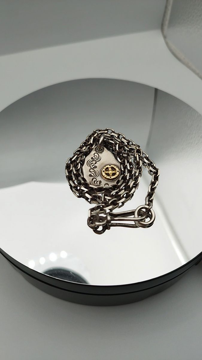 FIRST ARROW'S◎ネックレス◎チェーン◎SILVER925◎K18 シルバー925 ペンダントトップ セット ホイール