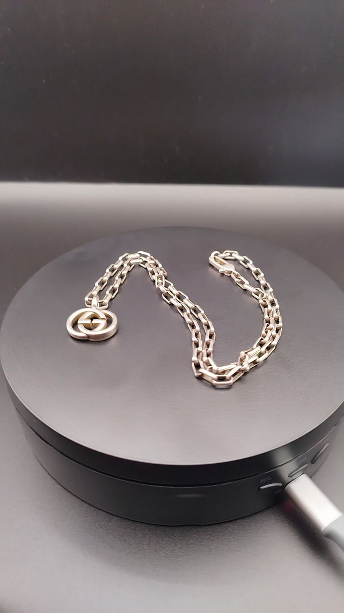 グッチ◎GUCCI◎ネックレス◎インターロッキングG◎GG◎正規品◎silver925 シルバー925 チェーン ペンダントトップ