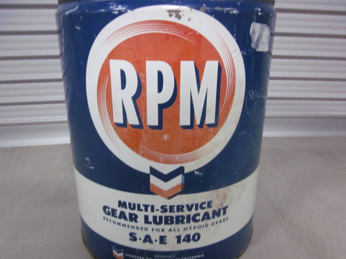 RPM MOTOR OIL ビンテージ オイル缶 世田谷ベース | www.andyliss.com