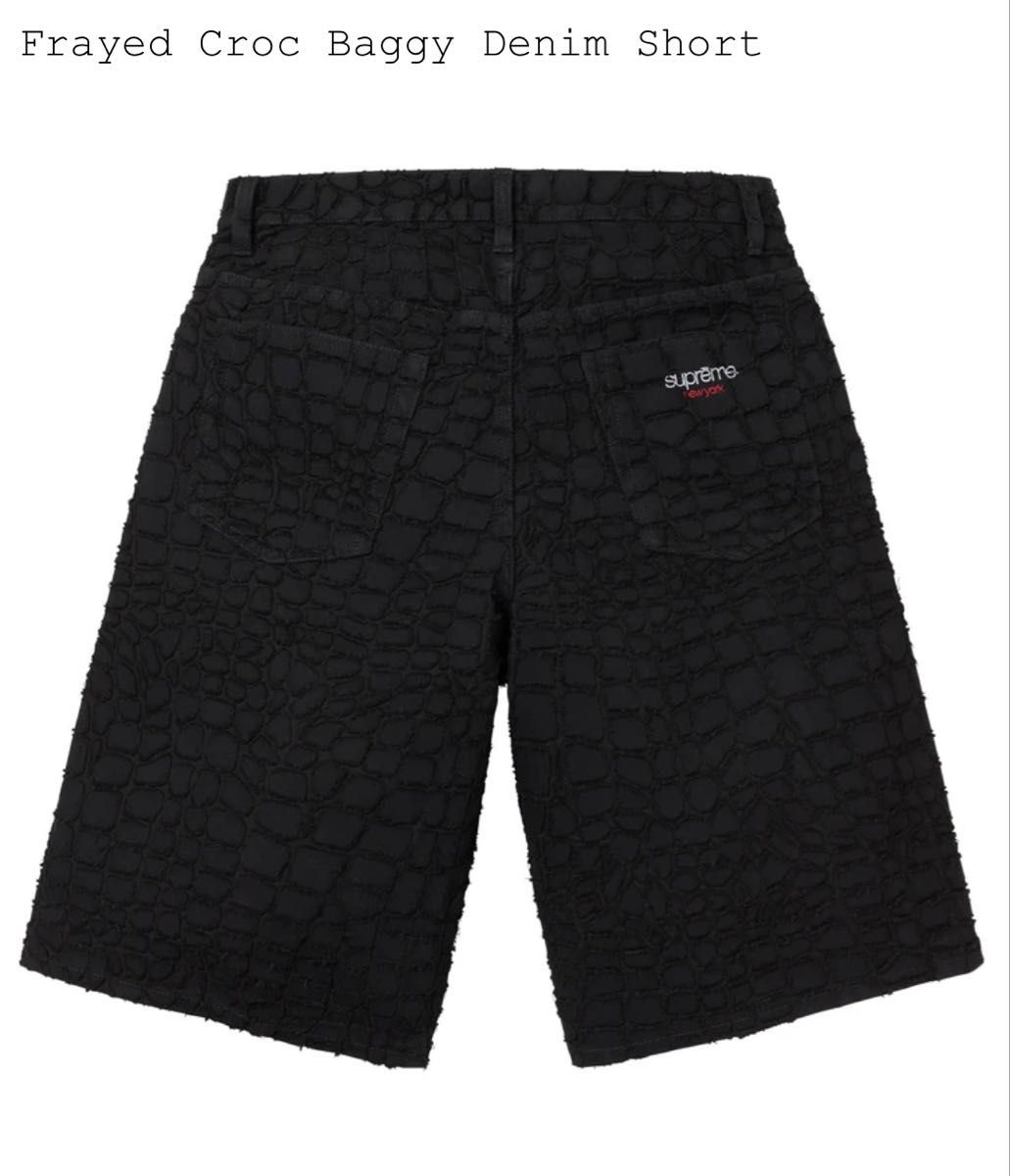 Supreme Baggy Denim Short Washed Black Men's - SS23 - US