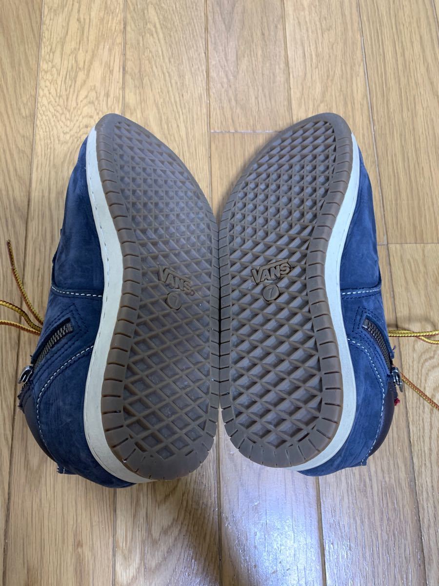 VANS ブーツ 25cm ヴァンズ バンズ スニーカー ネイビー 紺|PayPayフリマ